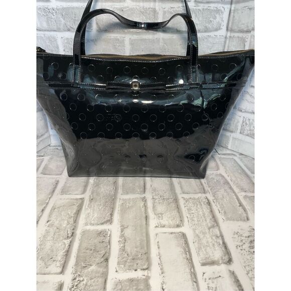 Kate Spade Sophie Camellia Street Baja tote bag purse patent leahter - Picture 2 of 14